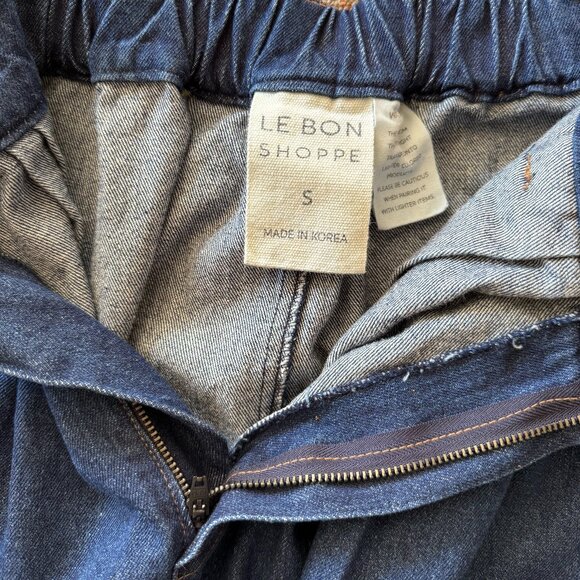 Le Bon Shoppe Long Farm Girl Skirt in Raw Denim - Size S - Picture 2 of 3